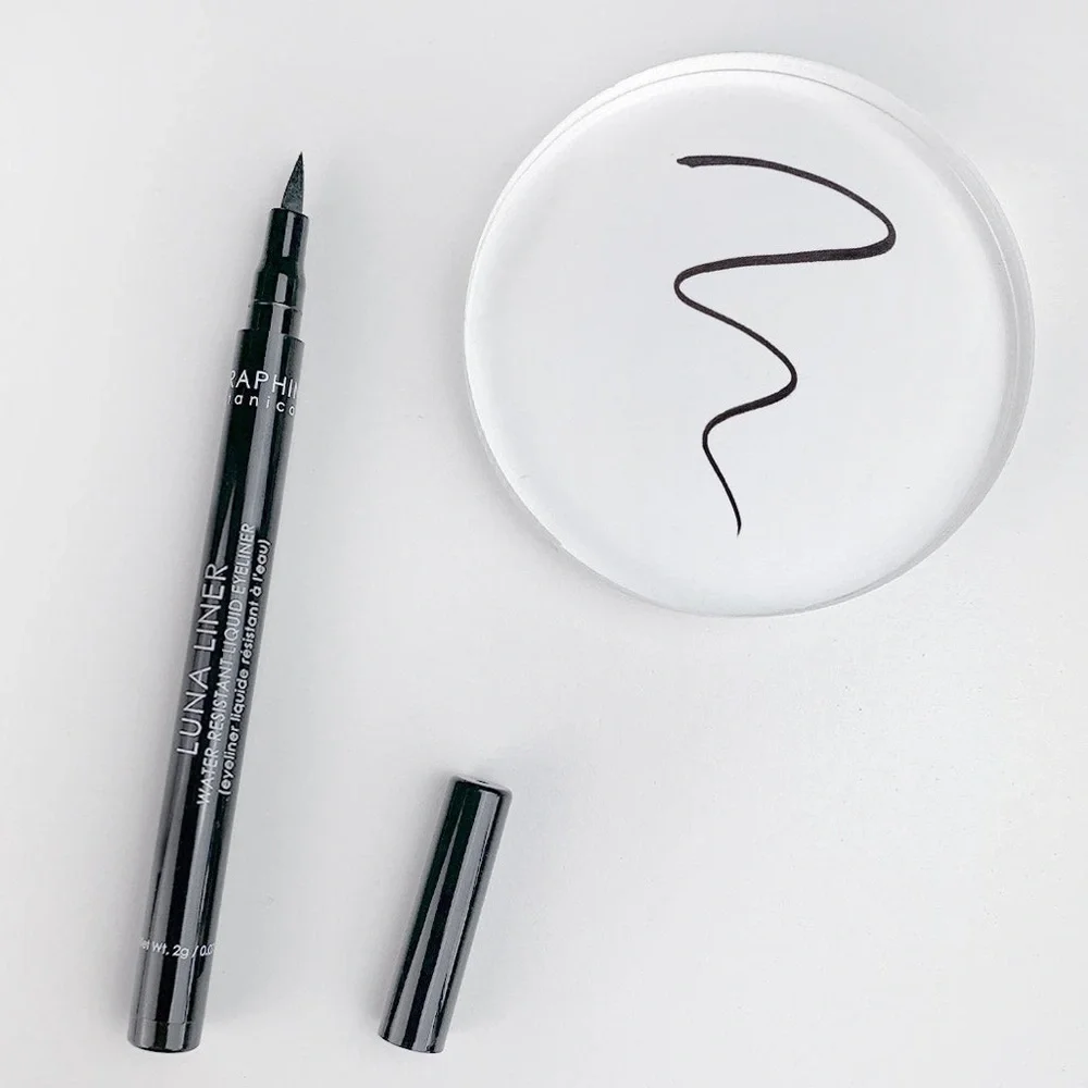 Luna Liner Water Resistant Liquid Eyeliner in BLACK | NEW | Seraphine Botanicals
